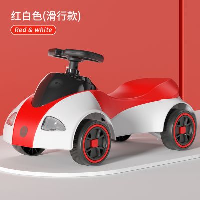 儿童电动扭扭车溜溜儿童1一3岁婴儿宝宝一周岁礼物女宝男小孩玩具 白色（滑行款）