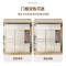 欧梵森 奶油风衣柜家用卧室现代简约推拉门大衣橱经济小户型收纳储物柜