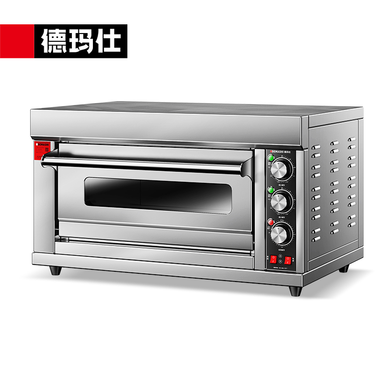 德玛仕商用烤箱电烤箱商用专业大型烤炉蛋糕面包家用披萨烤鸡蛋挞地瓜烧饼烘焙烤箱 一层一盘DKX-101J-K2