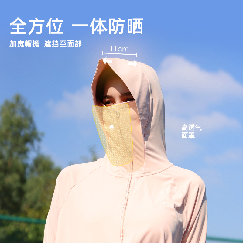 ohsunny-暮光系列-女式升级护手防晒服SLC3M082D 暗夜黑 51-100件起发