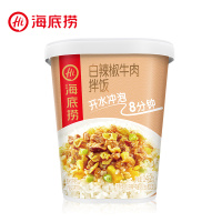 海底捞冲泡米饭白辣椒牛肉拌饭142g 速食品懒人即食快餐盒装方便午餐加热自熟泡饭拌饭