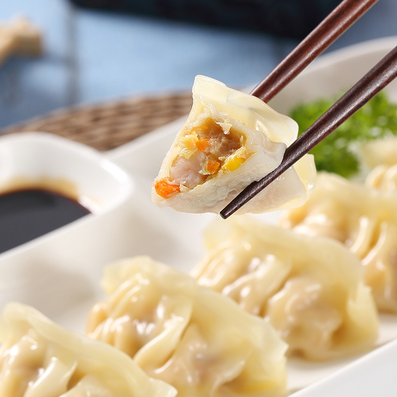正大食品(CP) 虾仁玉米蒸饺 400g 速冻饺子 煎饺 早餐食材