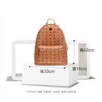 [直营]MCM Stark 系列 欧美时尚 涂层帆布 通用 中号双肩背包 MMK6SVE28