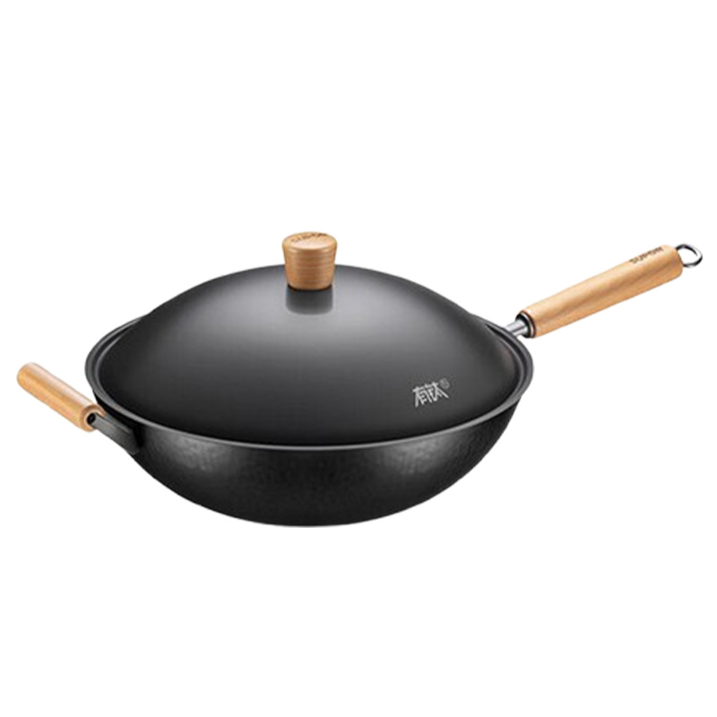 苏泊尔 EC34AYT02 不沾无涂层精铁炒锅 34cm(个)