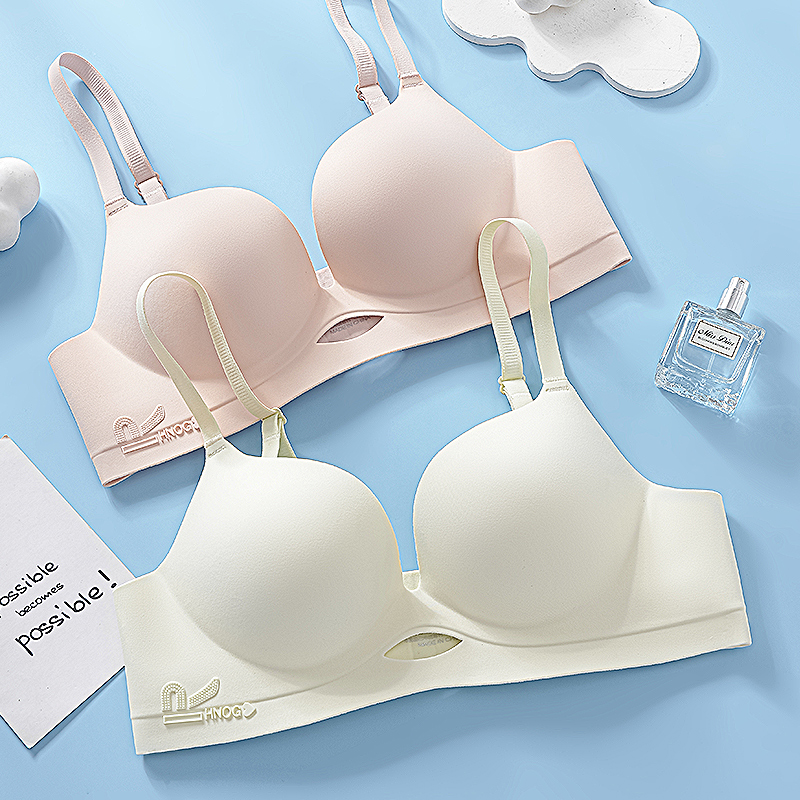 恒源祥小胸显大聚拢内衣女加厚不空杯无痕收副乳防下垂美背文胸罩高清大图