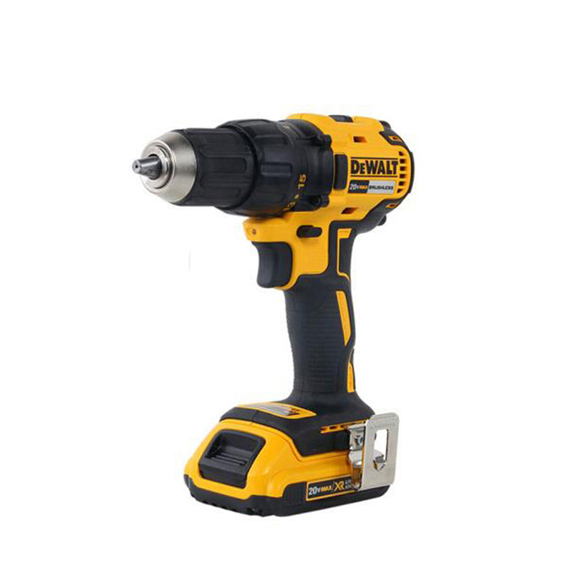 工具库 得伟DeWALT 20V锂电无刷磁浮电钻起子 2x2.0Ah电池套装 DCD777