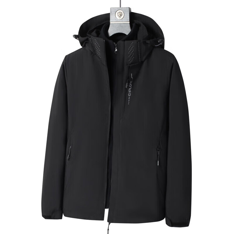 冀奥达 冲锋衣 三合一登山服可拆卸防水外套 秋冬保暖防风运动衣户外工作服 印制logo(定制款,备注尺码颜色)