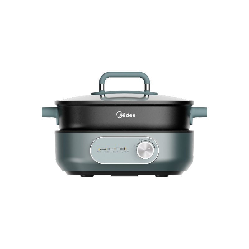 美的(Midea)电火锅鸳鸯锅电煮锅电炒锅多功能家用电烤锅电热锅多用途锅分体电热锅 MC-HGS303003