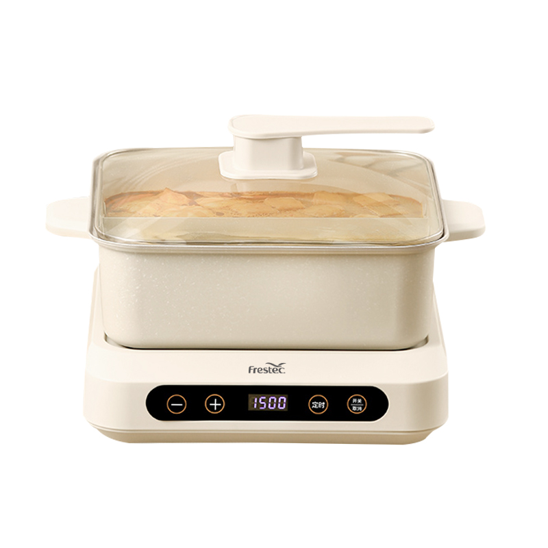 新飞FRESTEC智能电火锅大容量高效节能时尚简约设计