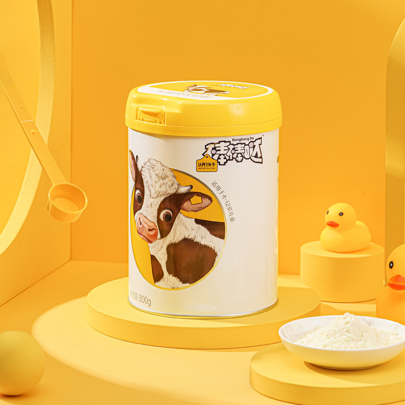 认养一头牛棒棒哒儿童成长奶粉800G--一罐装110303000310-高清大图