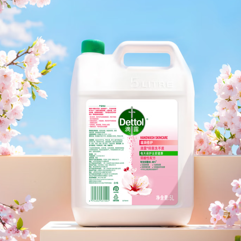 滴露洗手液滋润倍护5L