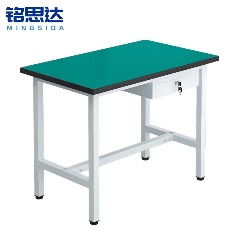 铭思达轻型防静电工作台100*60*75cm单抽张