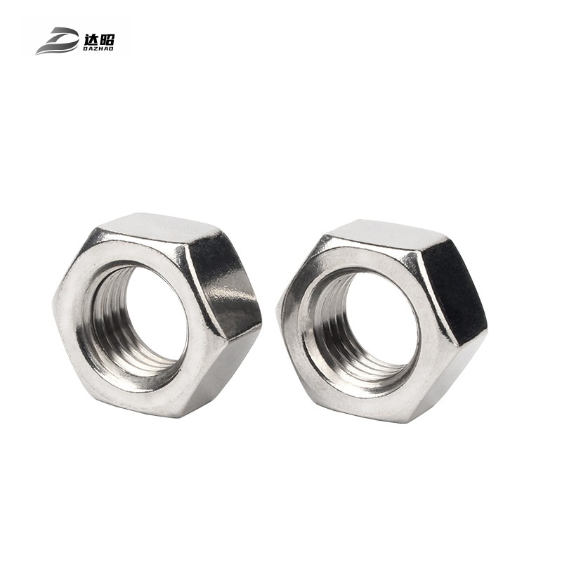 达昭 不锈钢螺母 200个 M20 304 本色高清大图