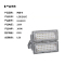 拱匠令 GJL6120 LED泛光灯 100W 220V IP65(计价单位:个)灰色