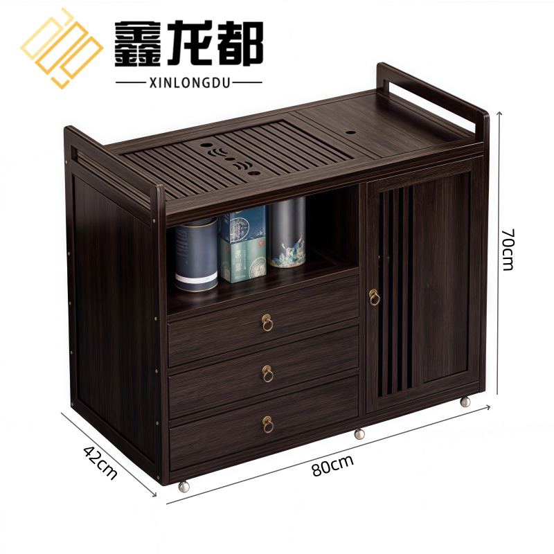 鑫龙都 移动茶桌高70cm张