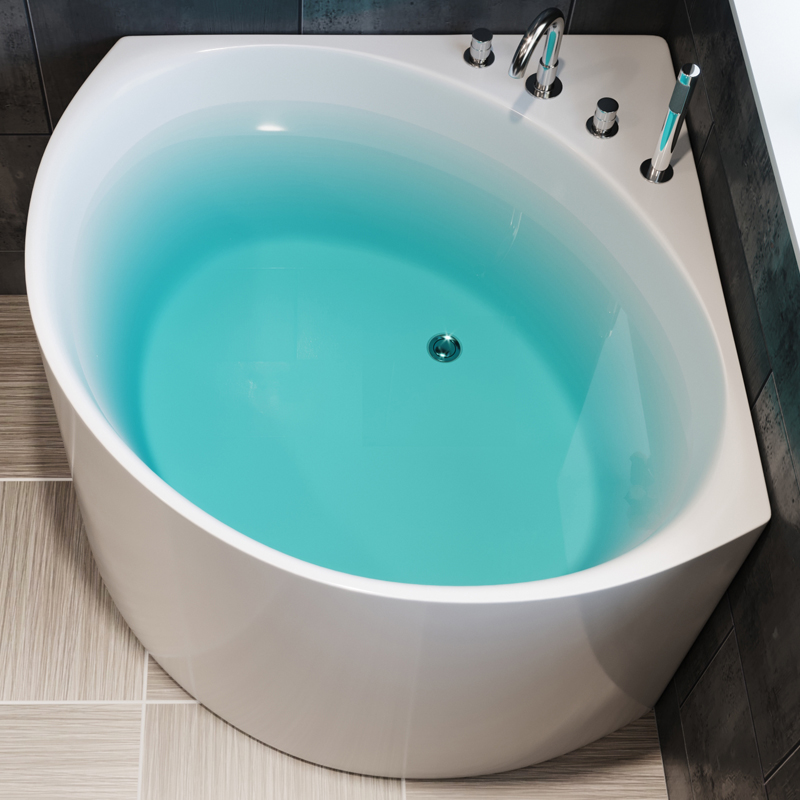 艾吉诺亚克力浴缸家用成人泡澡迷你日式澡盆浴池浴盆小户型卫生间视频