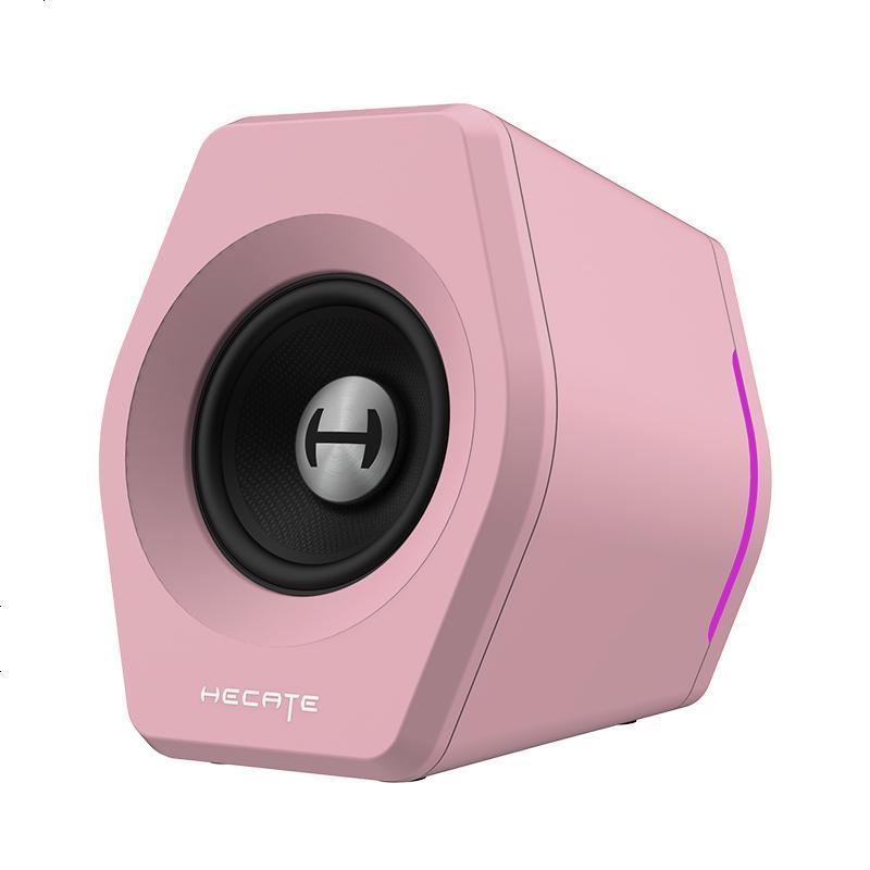 漫步者(EDIFIER) HECATE G2000蓝牙游戏音箱 无线2.0专业电竞桌面音响 电脑多媒体家用 粉色
