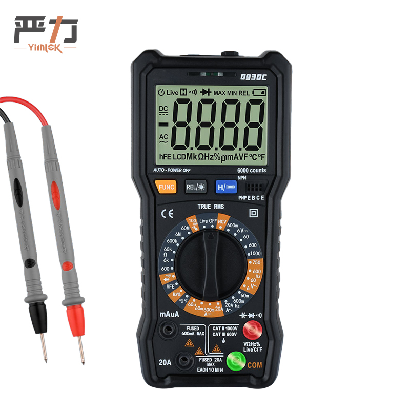 严力YIMLEK 万用表 0930C台高清大图