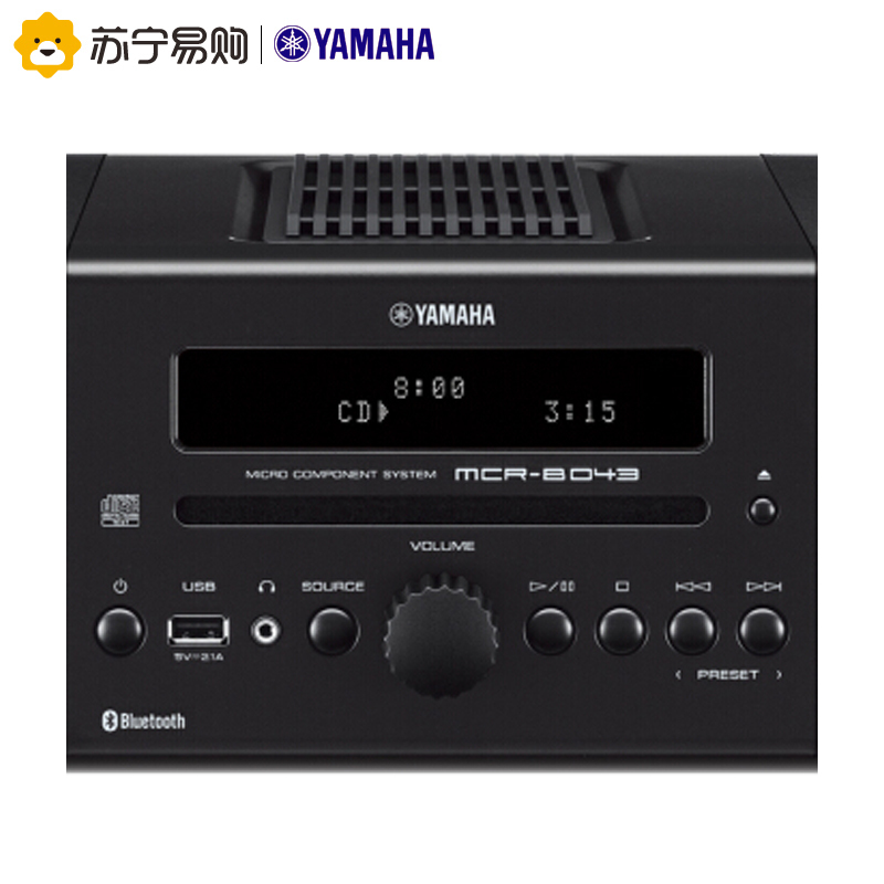 Yamaha/雅马哈一体台式音响MCR-B043(黑色)
