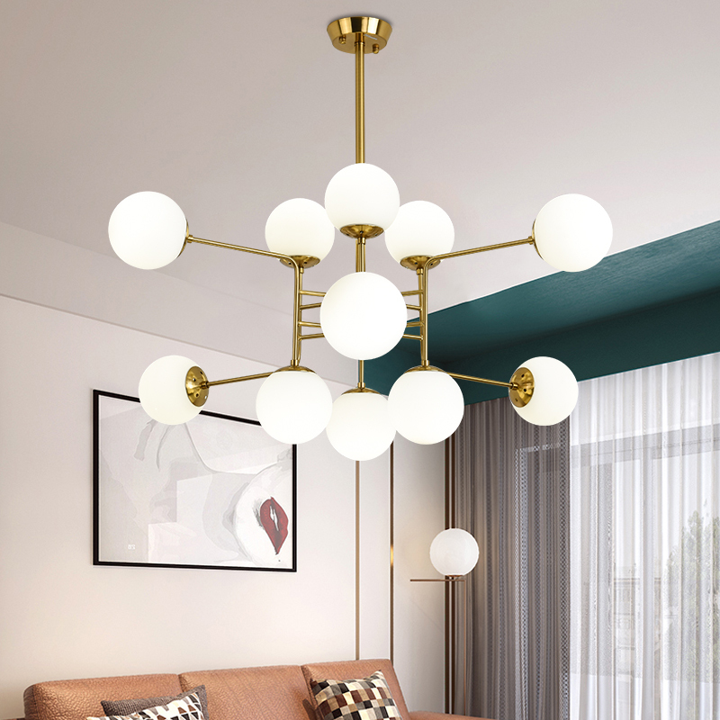 fsl佛山照明北欧风灯具现代简约风格大气客厅灯吊灯家用卧室套装