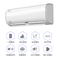 美的大1.5匹全直流变频空调挂机 冷暖新1级能效 家用静音冷静星二代KFR-35GW/BP3DN8Y-PH200(1)