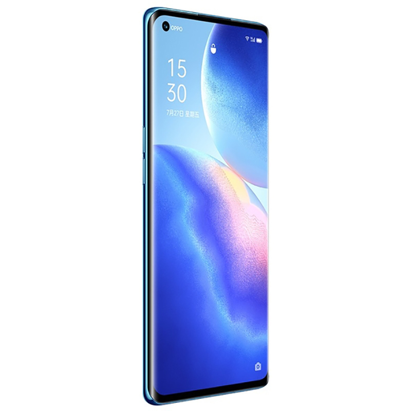 二手9成新opporeno5pro5g极光蓝8g128g全网通安卓手机655英寸屏电信