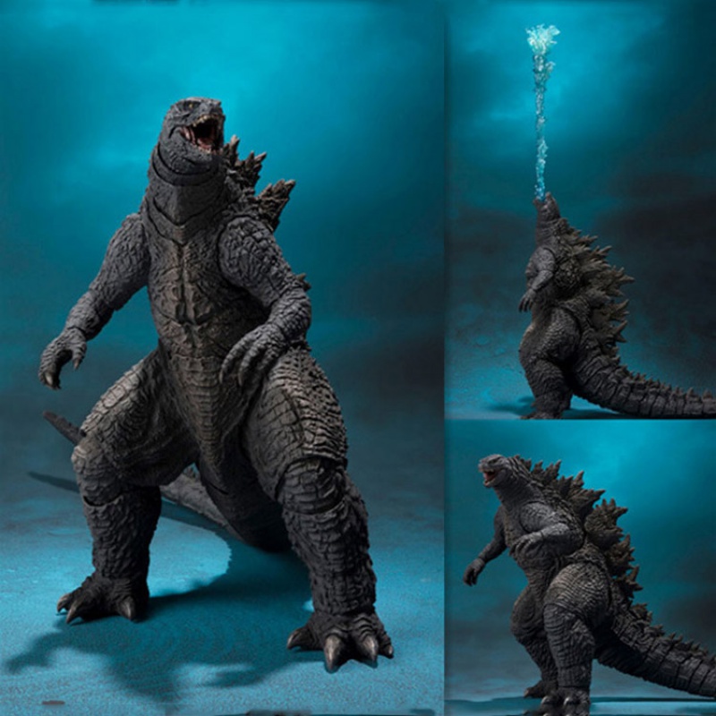 NECA2019新哥斯拉2怪兽手办SHM基多拉三头龙模型玩具玩偶软胶 恐龙哥斯拉15cm 国产高清大图
