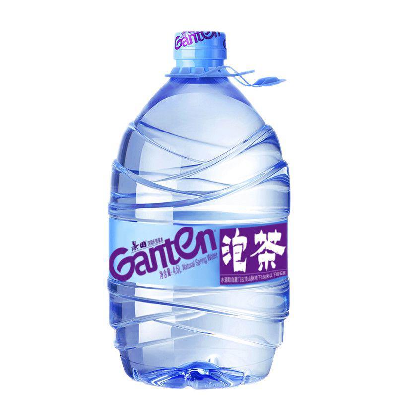 景田矿泉水 4.6L*4瓶 饮用天然泉水 破损撇付 苏宁宜品