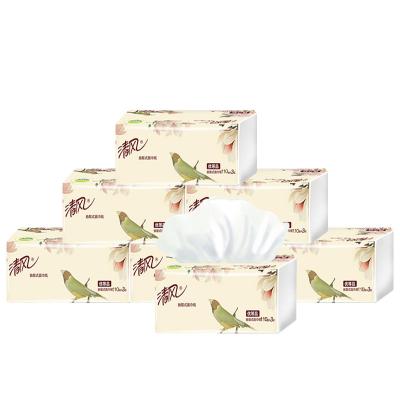 清风抽纸3包原木软抽纸巾3层110抽面巾纸生活日用妇婴可用