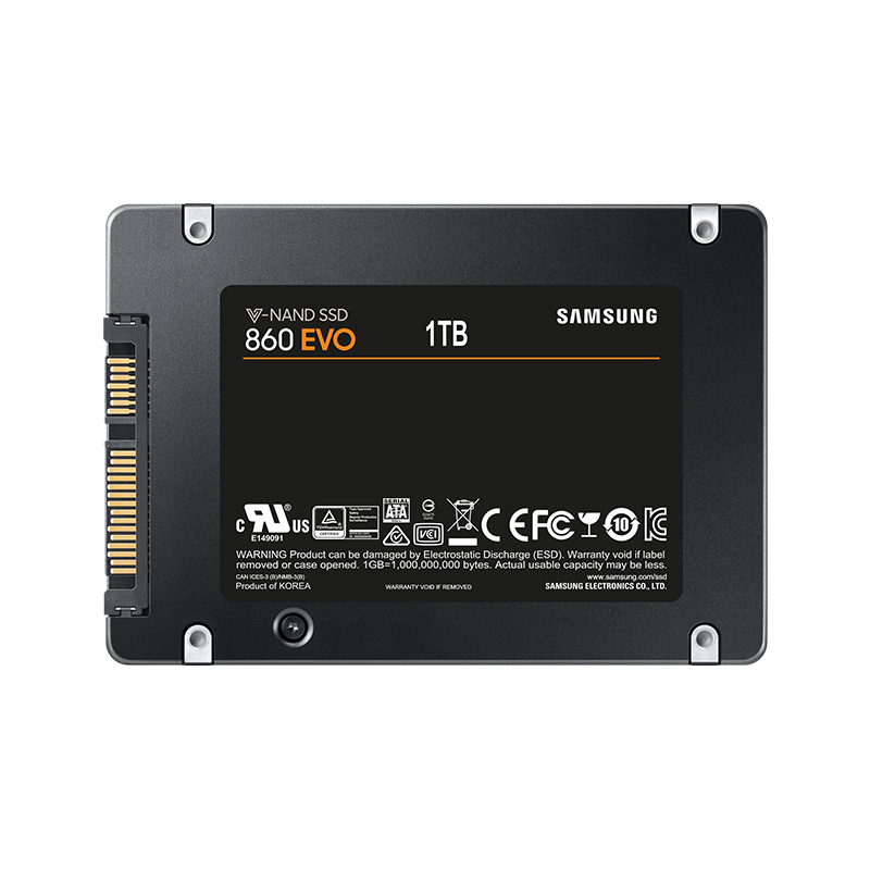 三星(SAMSUNG) 1TB SSD固态硬盘SATA3.0接口860 EVO(MZ-76E1T0B)