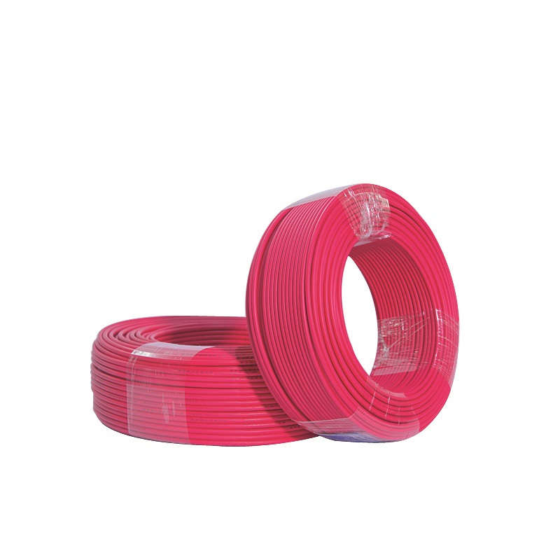 华科中缆 多股铜芯软电线 BVR-1.5/7，100米/卷（红色）