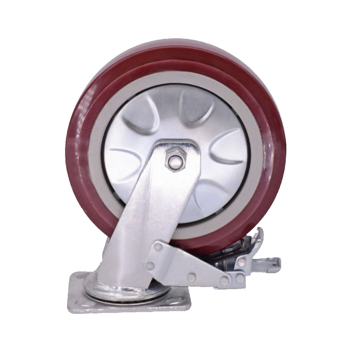 春昆阳岚 聚氨酯万向轮带刹 4寸 个高清大图