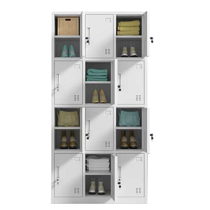 河洛伟业衣柜 钢制衣柜 十二门台高清大图