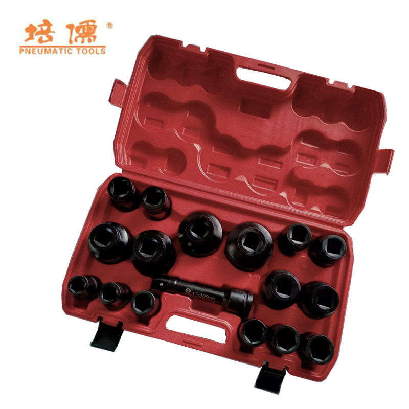 培儒 1“六角套筒17件套组合套装 PR-1-17 (单位:套)高清大图