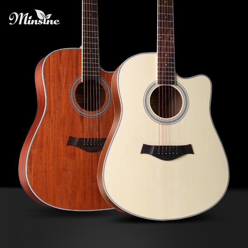 名森40寸41寸民谣电箱吉他初学者学生男女新手入练习木吉他乐器