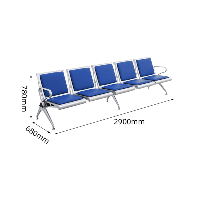 翌嘉YJ4121023 机场椅连排椅银行等候椅长椅医院候诊椅公共座椅 五人位高清大图