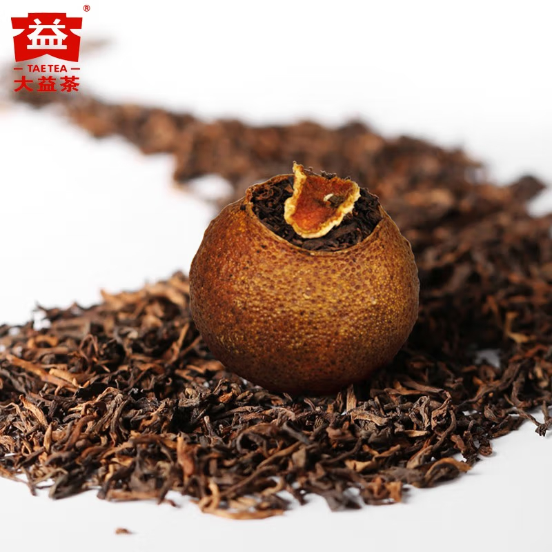 大益茶叶 普洱茶 健康养生金柑普 大红柑 普洱茶 柑普茶 一罐85克 节日礼赠 父亲节礼物 送长辈 自己喝高清大图