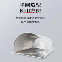 轰烈消防 沙桶半圆防汛桶 25*21cm 304不锈钢具