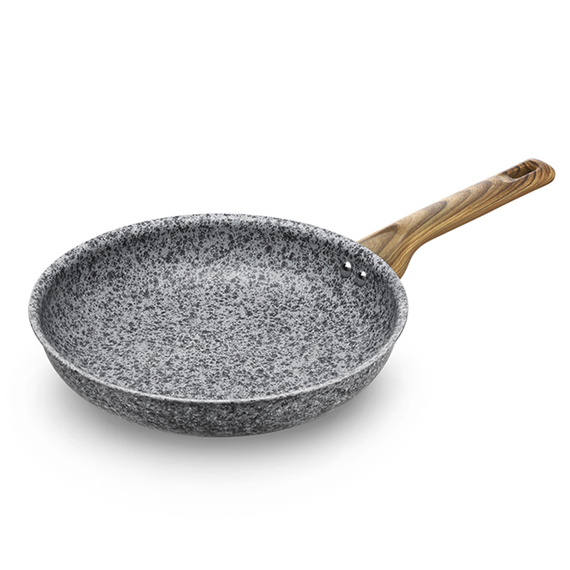 花岗岩三件套 T609 花岗岩炒锅32cm+煎锅26cm+奶锅16cm锅具三件套套装(单位:套)