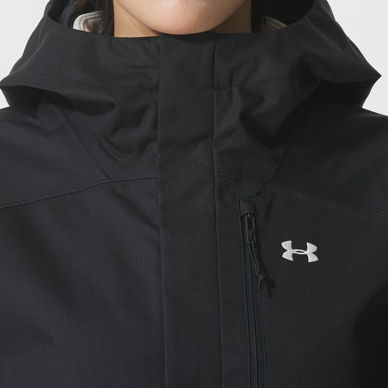 安德玛(Under Armour)女装外套新款运动服户外保暖三合一夹克锻炼连帽休闲服6001005-001 ZP高清大图
