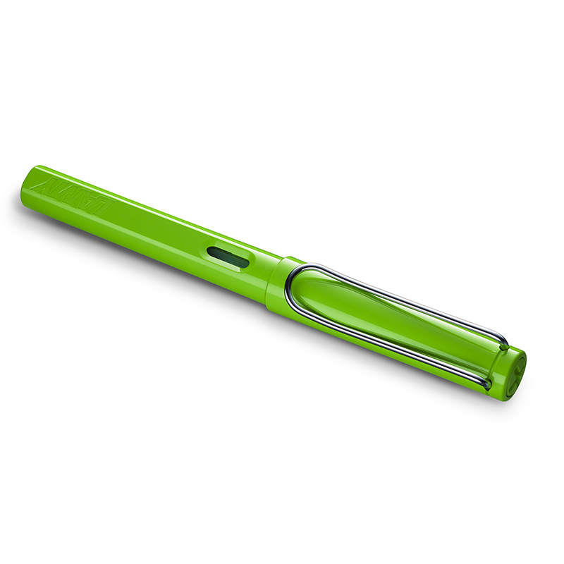 凌美(LAMY)Safari狩猎者钢笔墨水商务套装苹果绿EF尖