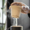 万仟堂(EDENUS) 茶杯 陶瓷水杯 简约办公杯 带盖创意茶杯大容量马克杯 带滤网 单个 装