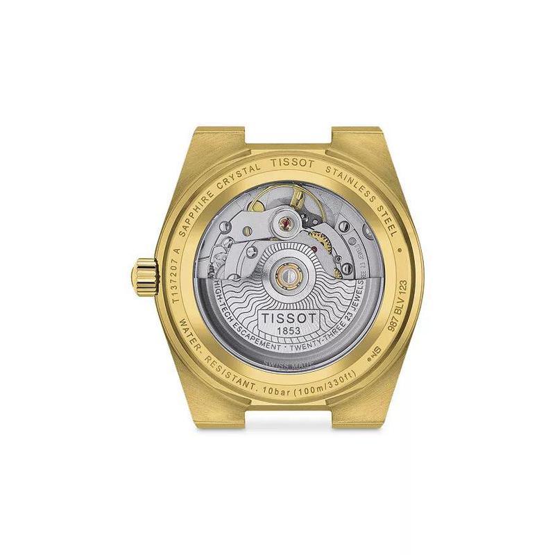 天梭tissotprxpowermatic80时尚百搭日历35毫米女士机械手表