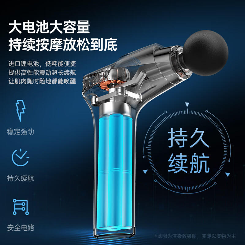 VTT 筋膜枪肌肉按摩器专业级肌肉放松运动 F7高清大图