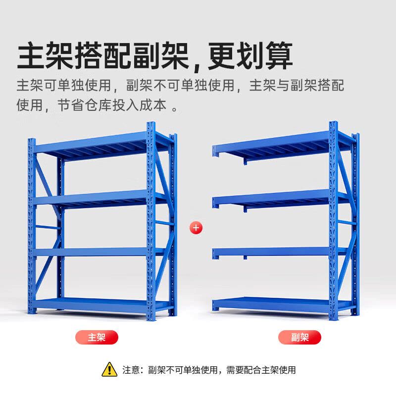 中伟(ZHONGWEI)仓储货架超市仓库家用置物架库房货架子200*60*200cm加厚升级款240KG图片