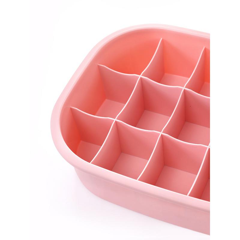 家柏饰(CORATED)内衣收纳盒三合一分格塑料家用有盖抽屉式内裤袜子收纳整理箱高清大图