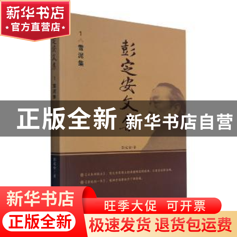 正版 彭定安文集(1雪泥集) 彭定安 东北大学出版社有限公司 97875高清大图