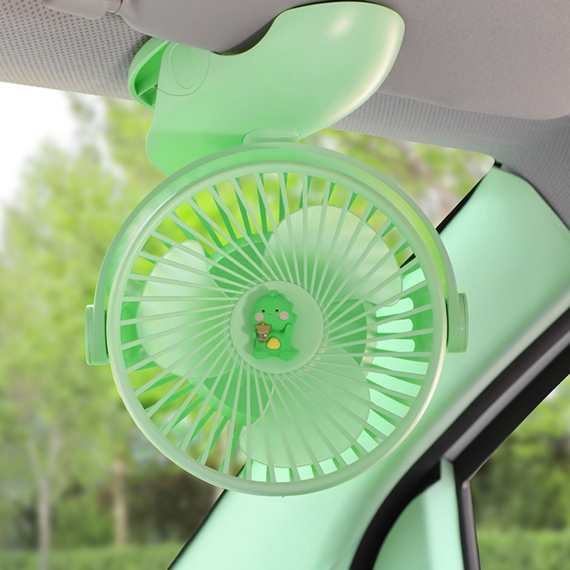 闪电客五菱宏光mini车载风扇创意可爱usb充电车内出风口制冷空调扇