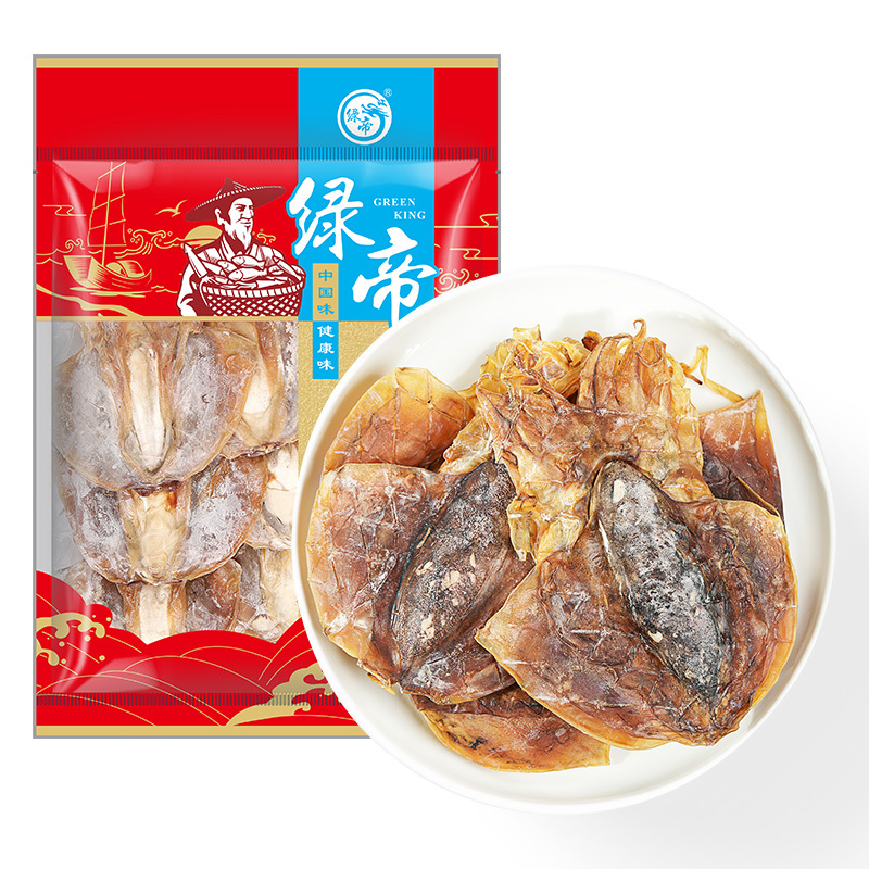 绿帝本港墨鱼225g 海产干货 目鱼乌贼 煲汤炖汤食材高清大图
