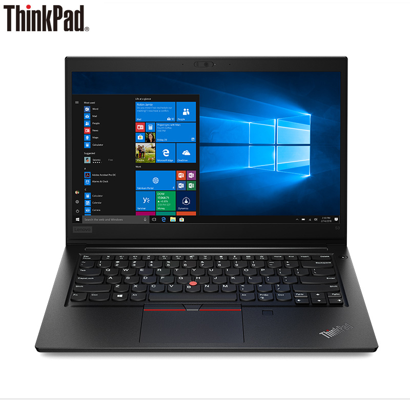 联想ThinkPad S3锋芒(0CCD)14英寸轻薄笔记本电脑(i5-8265U 8G 256GSSD 2G独显 FHD)石墨黑